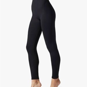 Black High-Waisted Postpartum Leggings